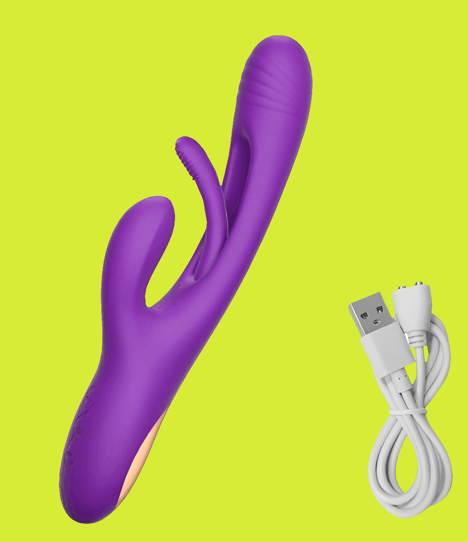 Nuevo consolador con acción vibrador y estimulante de clítoris , imposible resistirte a los orgasmos